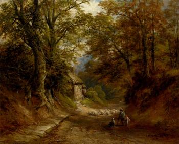 George Turner : The Old Cottage Littleover Lane